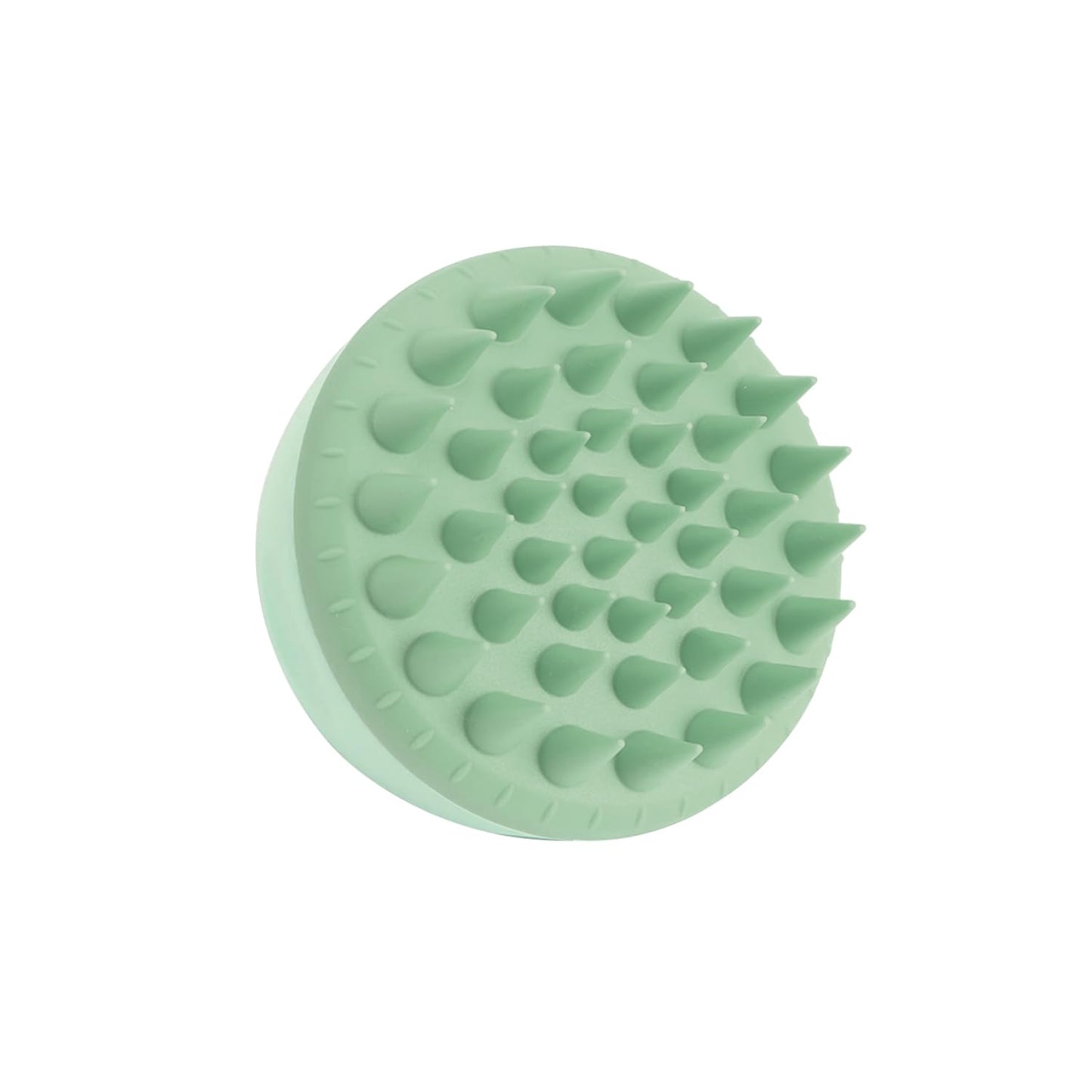 Scalp Massager Shampoo Brush, Scalp Scrubber with Soft Silicone Bristles, Scalp Exfoliator for Wet & Dry Hair (Green)