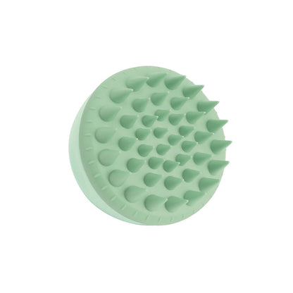 Scalp Massager Shampoo Brush, Scalp Scrubber with Soft Silicone Bristles, Scalp Exfoliator for Wet & Dry Hair (Green)