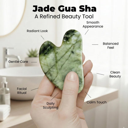 Gua Sha & Ice Roller Facial Set — De-Puffing Skincare Massage Tool