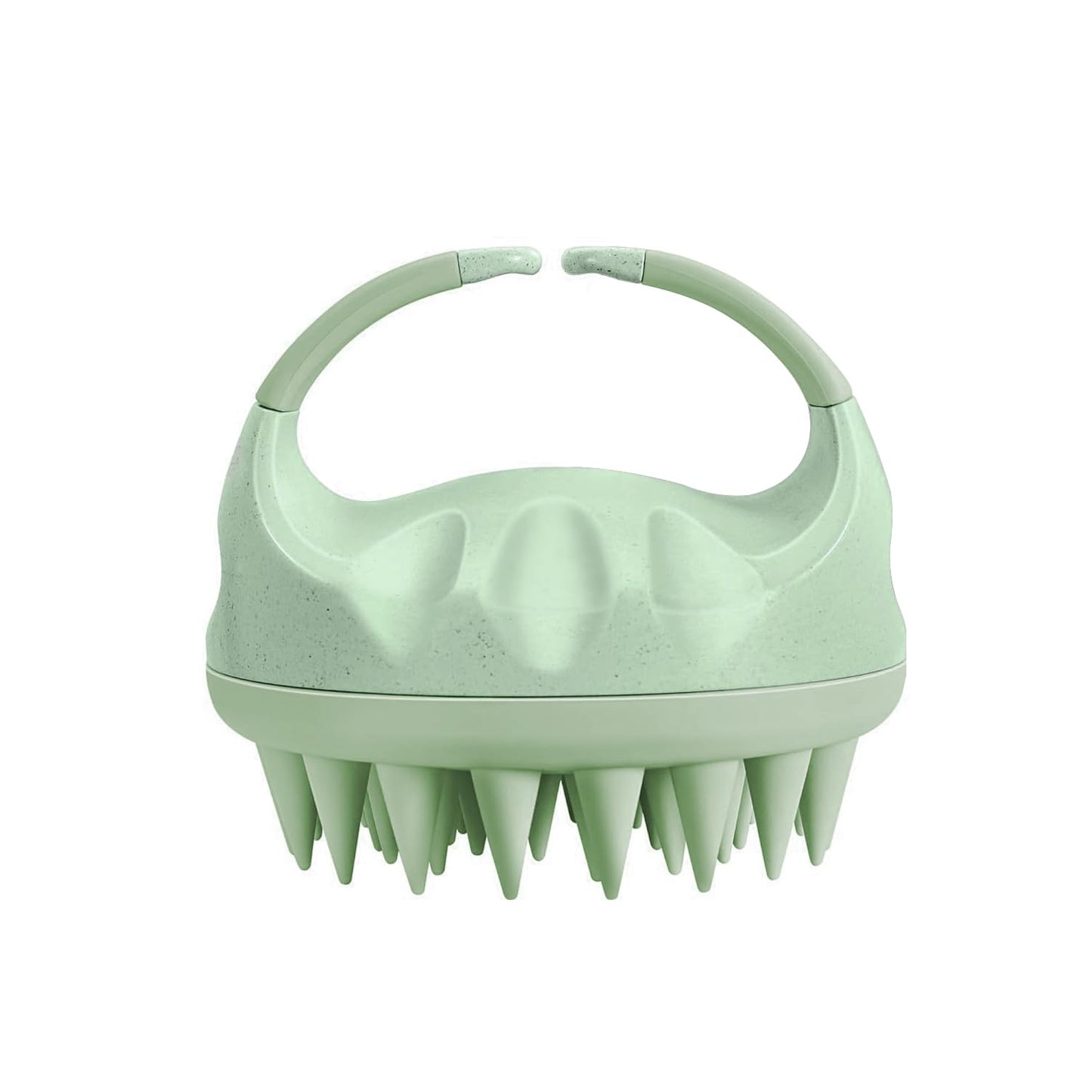 Scalp Massager Shampoo Brush, Scalp Scrubber with Soft Silicone Bristles, Scalp Exfoliator for Wet & Dry Hair (Green)