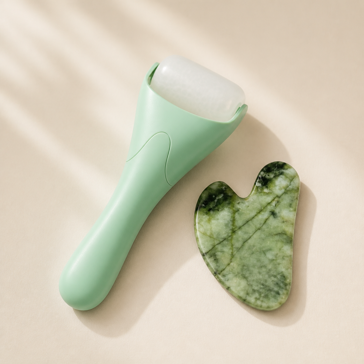 Gua Sha & Ice Roller Facial Set